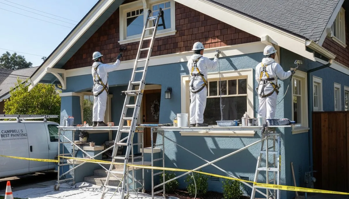 Painting contractor in Mountain View, CA providing professional interior and exterior painting services