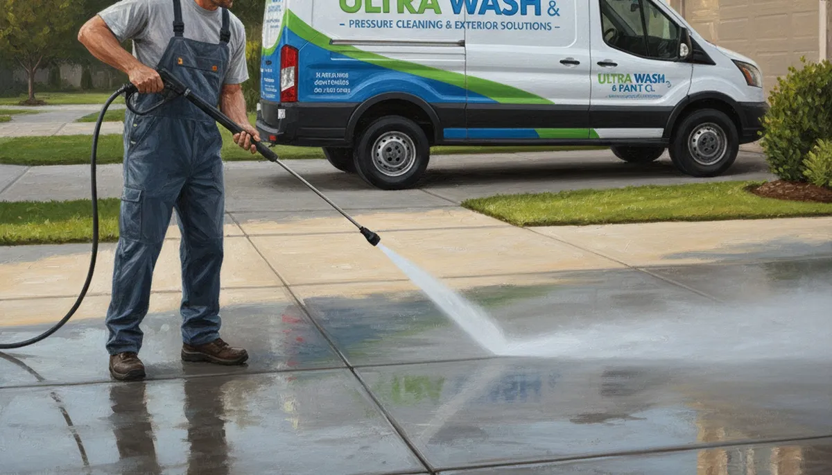 Concrete pressure cleaning service in Mountain View, CA, removing grime from driveway and patio surfaces