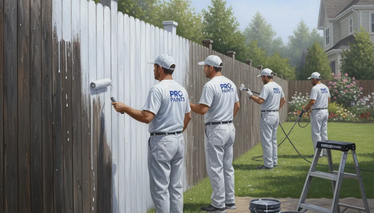 Fence painting service in Mountain View, CA protecting wood from Bay Area weather